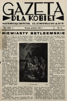 Gazeta dla Kobiet : miesięcznik ilustrowany. 1932, nr 12