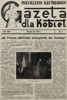 Gazeta dla Kobiet : miesięcznik ilustrowany. 1933, nr 2