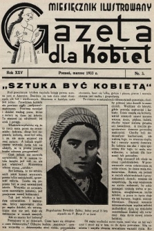 Gazeta dla Kobiet : miesięcznik ilustrowany. 1933, nr 3