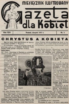 Gazeta dla Kobiet : miesięcznik ilustrowany. 1933, nr 8