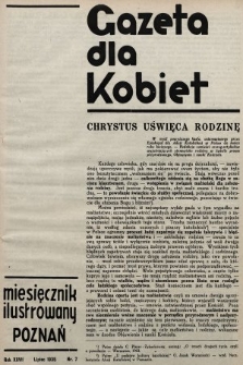 Gazeta dla Kobiet : miesięcznik ilustrowany. 1935, nr 7