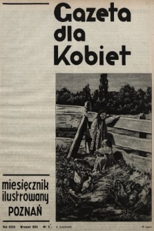 Gazeta dla Kobiet : miesięcznik ilustrowany. 1935, nr 9