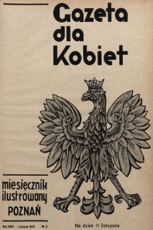 Gazeta dla Kobiet : miesięcznik ilustrowany. 1935, nr 11