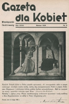 Gazeta dla Kobiet : miesięcznik ilustrowany. 1936, nr 3