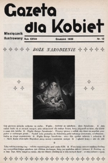 Gazeta dla Kobiet : miesięcznik ilustrowany. 1936, nr 12