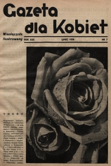 Gazeta dla Kobiet : miesięcznik ilustrowany. 1938, nr 7