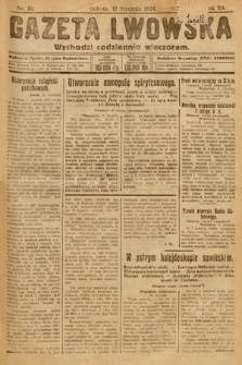 Gazeta Lwowska. 1924, nr 10