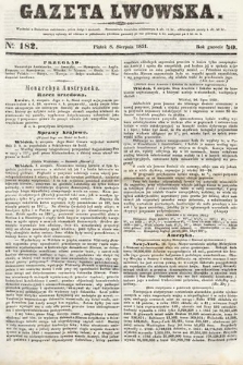 Gazeta Lwowska. 1851, nr 182