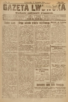 Gazeta Lwowska. 1924, nr 14