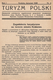 Turyzm Polski : miesięcznik poświęcony zagadnieniom gospodarki turystycznej. 1938, nr 4