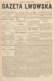 Gazeta Lwowska. 1908, nr 7