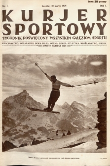 Kurjer Sportowy : tygodnik poświęcony wszystkim gałęziom sportu. 1925, nr 1