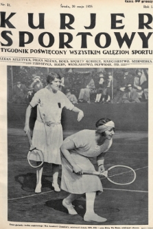 Kurjer Sportowy : tygodnik poświęcony wszystkim gałęziom sportu. 1925, nr 11
