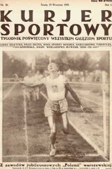 Kurjer Sportowy : tygodnik poświęcony wszystkim gałęziom sportu. 1925, nr 29