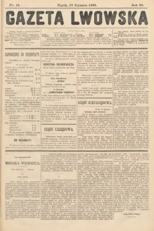 Gazeta Lwowska. 1908, nr 12