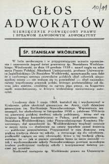 Głos Adwokatów : miesięcznik poświęcony prawu i sprawom zawodowym adwokatury. 1938, z. 10-11