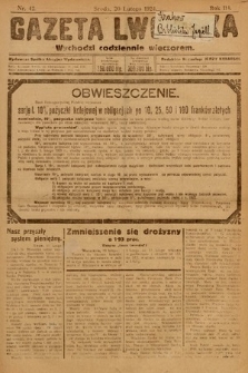 Gazeta Lwowska. 1924, nr 42