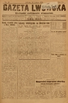 Gazeta Lwowska. 1924, nr 45