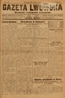 Gazeta Lwowska. 1924, nr 47