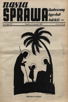 Nasza Sprawa : ilustrowany tygodnik katolicki. 1939, nr 3