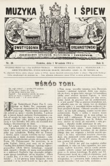 Muzyka i Śpiew : dwutygodnik organistowski : poświęcony sprawom muzycznym i zawodowym. 1913, nr 28