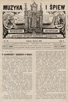 Muzyka i Śpiew: miesięcznik artystyczny : poświęcony sprawom muzycznym i zawodowym. 1930, nr 82