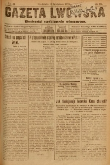 Gazeta Lwowska. 1924, nr 81