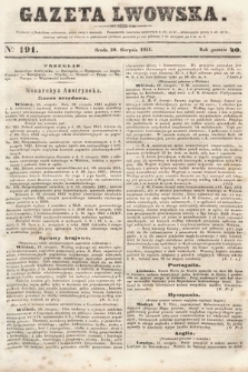 Gazeta Lwowska. 1851, nr 191