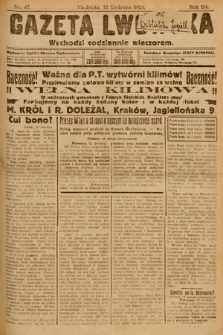 Gazeta Lwowska. 1924, nr 87