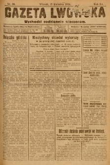 Gazeta Lwowska. 1924, nr 88