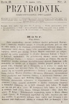 Przyrodnik : kwartalnik illustrowany. 1872, nr 2