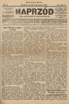 Naprzód : organ polskiej partyi socyalno-demokratycznej. 1901, nr 2