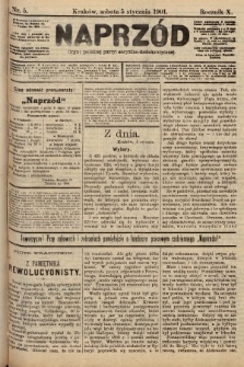 Naprzód : organ polskiej partyi socyalno-demokratycznej. 1901, nr 5