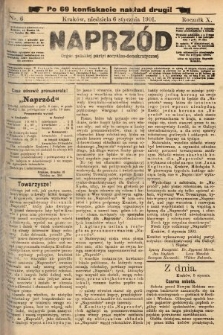 Naprzód : organ polskiej partyi socyalno-demokratycznej. 1901, nr 6 (po konfiskacie nakład drugi!)