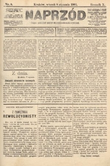 Naprzód : organ polskiej partyi socyalno-demokratycznej. 1901, nr 8