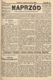 Naprzód : organ polskiej partyi socyalno-demokratycznej. 1901, nr 9