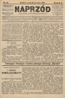 Naprzód : organ polskiej partyi socyalno-demokratycznej. 1901, nr 16