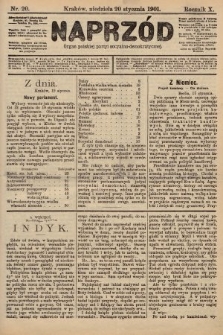 Naprzód : organ polskiej partyi socyalno-demokratycznej. 1901, nr 20