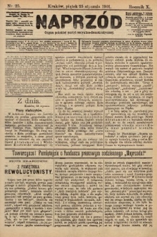 Naprzód : organ polskiej partyi socyalno-demokratycznej. 1901, nr 25