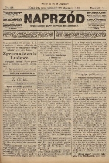 Naprzód : organ polskiej partyi socyalno-demokratycznej. 1901, nr 28