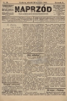 Naprzód : organ polskiej partyi socyalno-demokratycznej. 1901, nr 29