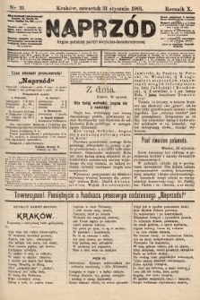 Naprzód : organ polskiej partyi socyalno-demokratycznej. 1901, nr 31