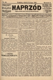 Naprzód : organ polskiej partyi socyalno-demokratycznej. 1901, nr 39