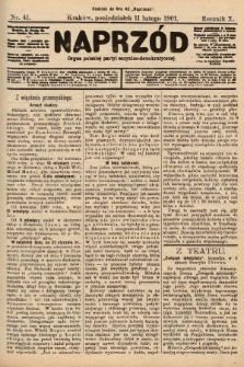 Naprzód : organ polskiej partyi socyalno-demokratycznej. 1901, nr 41