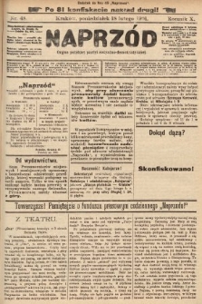 Naprzód : organ polskiej partyi socyalno-demokratycznej. 1901, nr 48 (po konfiskacie nakład drugi!)