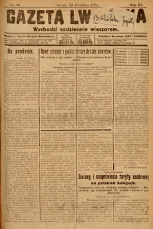 Gazeta Lwowska. 1924, nr 94