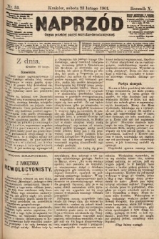 Naprzód : organ polskiej partyi socyalno-demokratycznej. 1901, nr 53