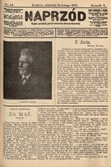 Naprzód : organ polskiej partyi socyalno-demokratycznej. 1901, nr 54