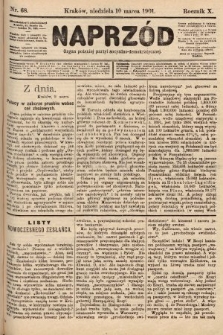 Naprzód : organ polskiej partyi socyalno-demokratycznej. 1901, nr 68