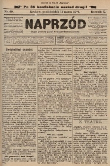 Naprzód : organ polskiej partyi socyalno-demokratycznej. 1901, nr 69 (po konfiskacie nakład drugi!)